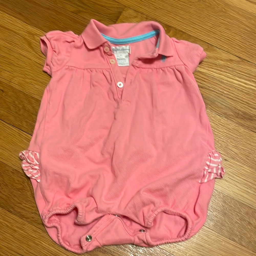 Ralph Lauren baby bubble romper 6m VGUC